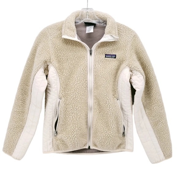 Patagonia Jackets & Blazers - Patagonia Beige Retro-X Synchilla Fleece Sherpa Deep Pile Jacket